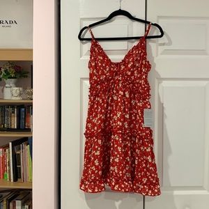 Nordstrom (Kenedik) floral red dress